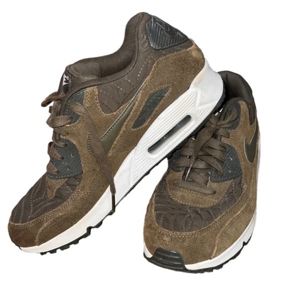 Nike Shoes - Women's Nike Air Max Sneakers Military Green-9.5